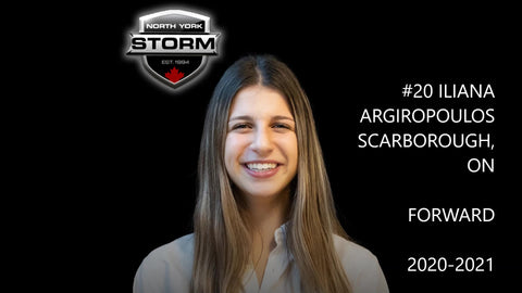 Iliana Argiropoulos, number 20, Forward, 2020–21 North York Storm
