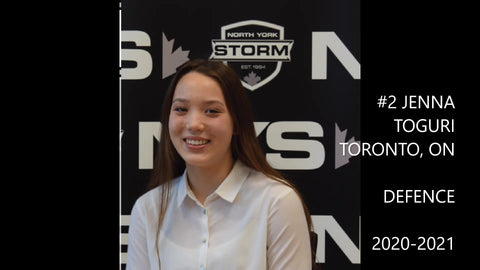 Jenna Toguri, number 2, Defence, 2020–21 North York Storm