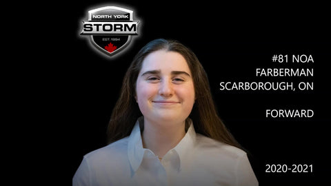 Noa Farberman, number 81, Forward, 2020–21 North York Storm