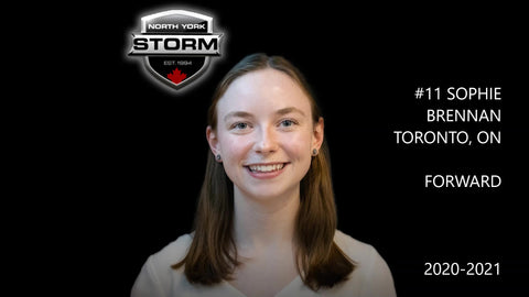 Sophie Brennan, number 11, Forward, 2020–21 North York Storm